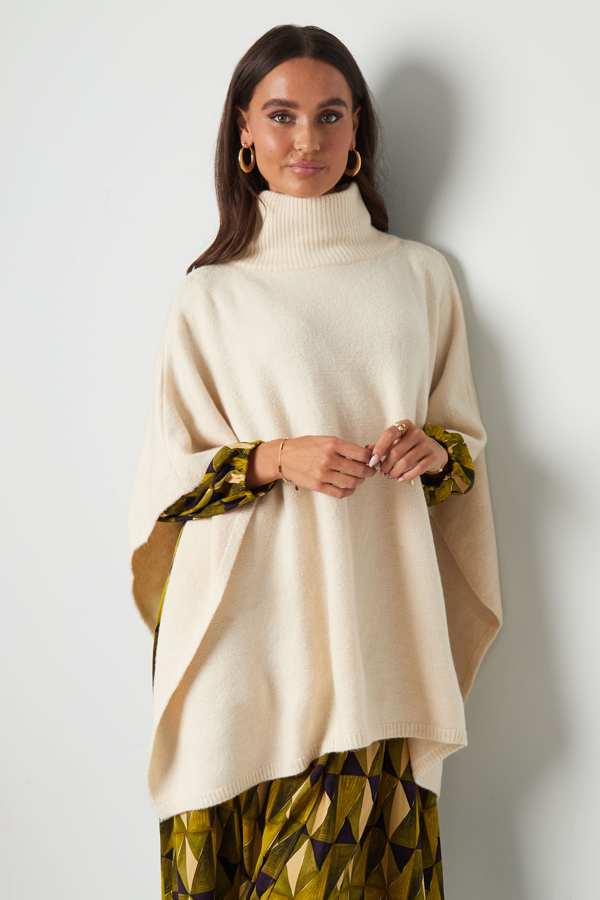 Basic poncho - gray h5 Picture5